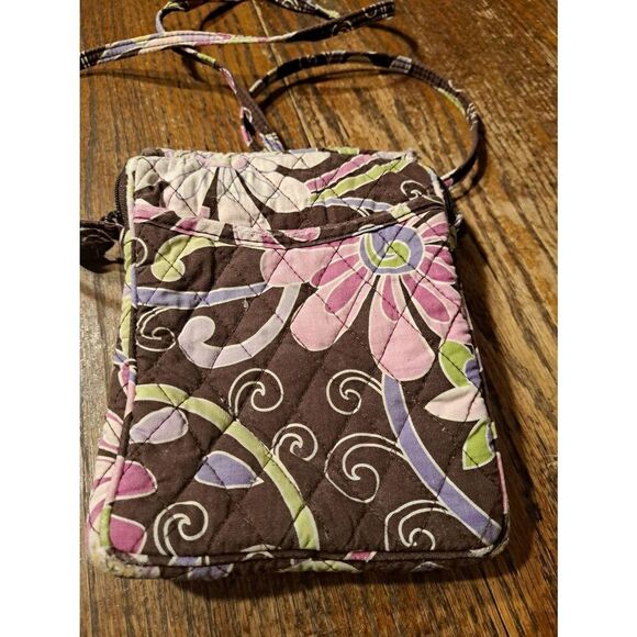 Vera Bradley Small Crossbody Bag Floral Quilted Purse READ Upcycle Project - Picture 4 of 12